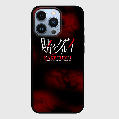 Чехол iPhone 13 Pro Безумный азарт - Kakegurui / 3D-Черный – фото 1