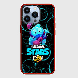 Чехол для iPhone 13 Pro Brawl Stars Сквик Squeak, цвет: 3D-красный