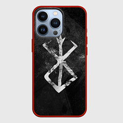 Чехол для iPhone 13 Pro BERSERK LOGO GRUNGE, цвет: 3D-красный