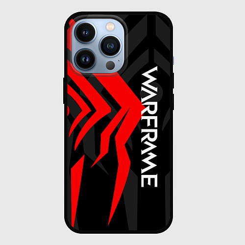 Чехол iPhone 13 Pro WAFRAME STALKER LOGO RED ВАРФРЕЙМ СТАЛКЕР / 3D-Черный – фото 1