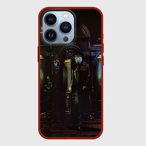 Чехол iPhone 13 Pro MARKUL SENSE OF HUMAN / 3D-Красный – фото 1