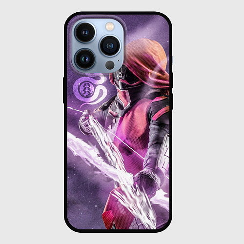 Чехол iPhone 13 Pro DESTINY 2 HUNTER LOGO / 3D-Черный – фото 1