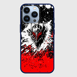Чехол для iPhone 13 Pro Берсерк: Брызги красок, цвет: 3D-тёмно-синий