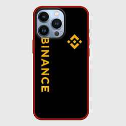 Чехол iPhone 13 Pro БИНАНС ЛОГО КАРБОН BINANCE LOGO