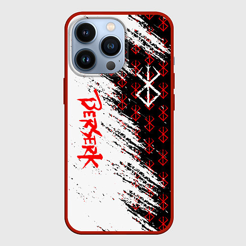 Чехол iPhone 13 Pro Berserk Anime / 3D-Красный – фото 1