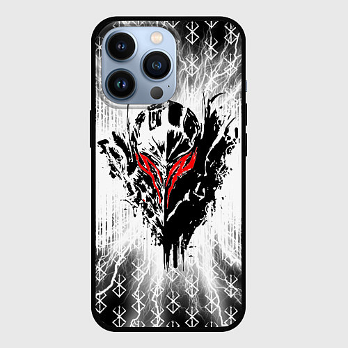 Чехол iPhone 13 Pro Берсерк Berserk / 3D-Черный – фото 1