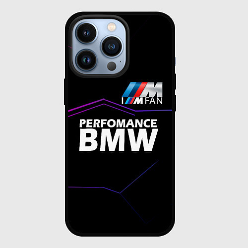 Чехол iPhone 13 Pro BMW фанат / 3D-Черный – фото 1