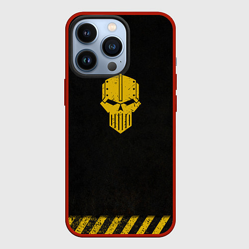 Чехол iPhone 13 Pro Железные Воины до Ереси цвет легиона / 3D-Красный – фото 1