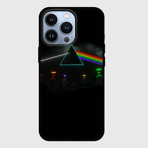 Чехол iPhone 13 Pro ПИНК ФЛОЙД PINK FLOYD LOGO / 3D-Черный – фото 1