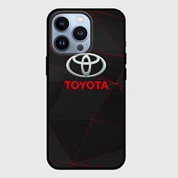 Чехол iPhone 13 Pro Toyota Тонкие линии неона