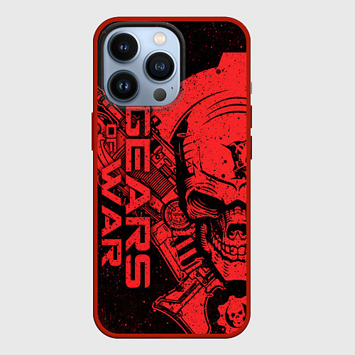 Чехол iPhone 13 Pro Gears 5 - Gears of War / 3D-Красный – фото 1
