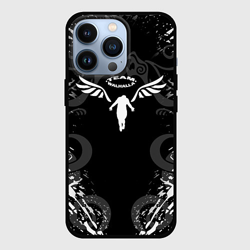 Чехол iPhone 13 Pro WALHALLA TEAM TOKYO REVENGERS DRAGON TATTOO / 3D-Черный – фото 1