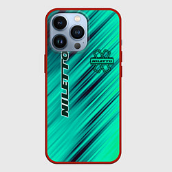 Чехол для iPhone 13 Pro Нилетто Niletto лого, цвет: 3D-красный