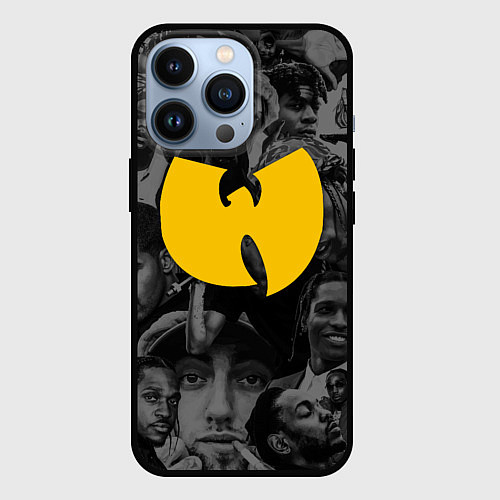 Чехол iPhone 13 Pro WU-TANG CLAN ЛЕГЕНДЫ РЕПА / 3D-Черный – фото 1