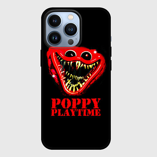 Чехол iPhone 13 Pro Poppy Playtime / 3D-Черный – фото 1