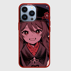 Чехол для iPhone 13 Pro БУУУУ ХУ ТАО HU TAO, цвет: 3D-красный