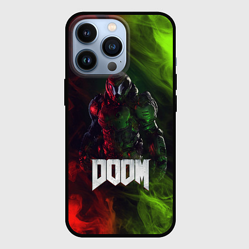 Чехол iPhone 13 Pro Doomguy Doom / 3D-Черный – фото 1