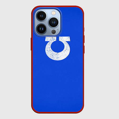 Чехол iPhone 13 Pro Ультрамарины цвет 13 легиона / 3D-Красный – фото 1