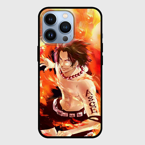 Чехол iPhone 13 Pro ONE PIECE ASCE HERO / 3D-Черный – фото 1