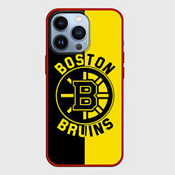 Чехол для iPhone 13 Pro Boston Bruins, Бостон Брюинз, цвет: 3D-красный