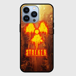Чехол iPhone 13 Pro STALKER РАДИАЦИЯ ЧЕРНОБЫЛЬ, ПРИПЯТЬ