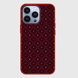 Чехол iPhone 13 Pro Knitted Texture