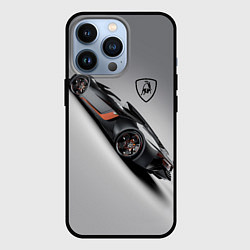 Чехол для iPhone 13 Pro Lamborghini - не для всех!, цвет: 3D-черный