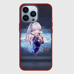 Чехол для iPhone 13 Pro Камисато Аяка в примогеме, цвет: 3D-красный