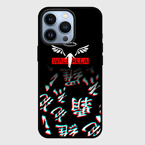 Чехол iPhone 13 Pro Tokyo Revengers Valhalla Glitch / 3D-Черный – фото 1