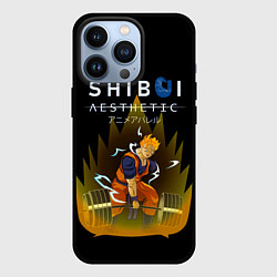 Чехол iPhone 13 Pro Гоку со штангой, Dragon ball