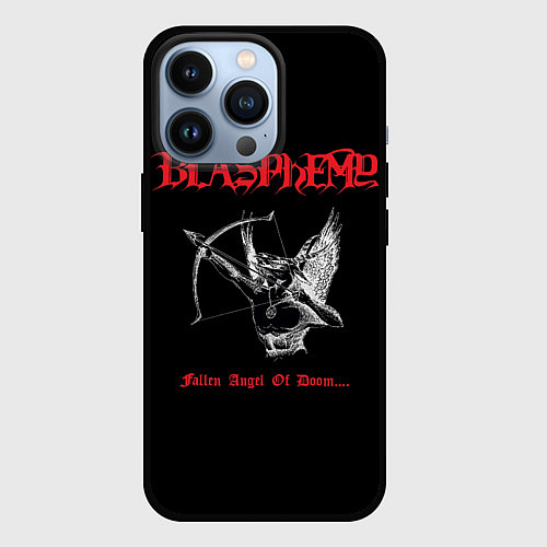 Чехол iPhone 13 Pro Blasphemy - Fallen Angel of Doom / 3D-Черный – фото 1