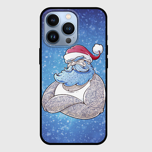 Чехол iPhone 13 Pro BAD SANTA ПЛОХОЙ САНТА / 3D-Черный – фото 1