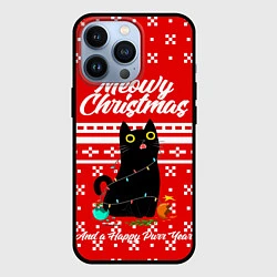 Чехол iPhone 13 Pro MEOW CHRISTMAS