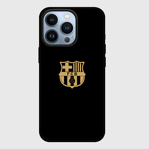 Чехол iPhone 13 Pro Golden Barca / 3D-Черный – фото 1