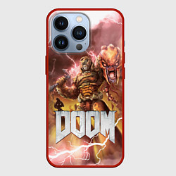 Чехол iPhone 13 Pro Брутальный DoomGay Hell rock