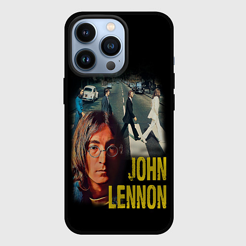 Чехол iPhone 13 Pro The Beatles John Lennon / 3D-Черный – фото 1