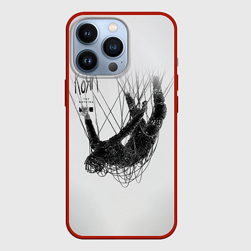 Чехол iPhone 13 Pro The Nothing - Korn / 3D-Красный – фото 1