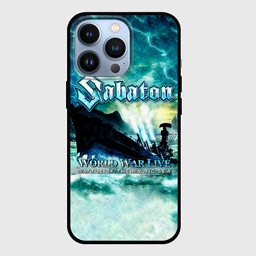 Чехол iPhone 13 Pro World War Live: Battle of the Baltic Sea - Sabaton / 3D-Черный – фото 1