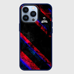 Чехол для iPhone 13 Pro ЦСКА Dark Theme, цвет: 3D-тёмно-синий