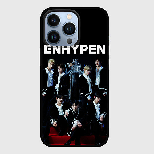 Чехол iPhone 13 Pro ENHYPEN: Хисын, Джей, Джейк, Сонхун, Сону, Ни-Ки, / 3D-Черный – фото 1