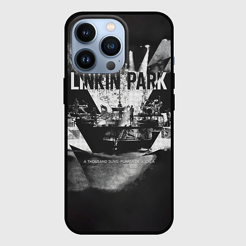 Чехол iPhone 13 Pro A Thousand Suns: Puerta De Alcala - Linkin Park / 3D-Черный – фото 1