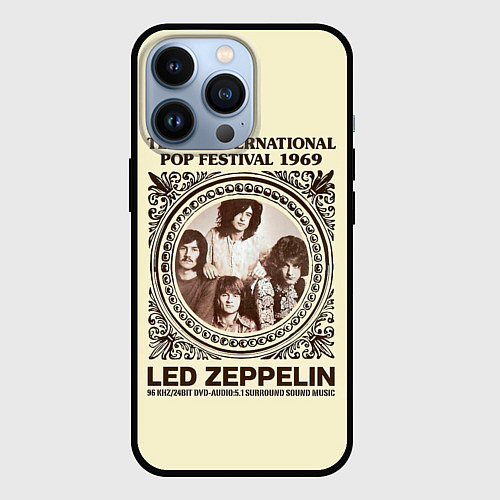 Чехол iPhone 13 Pro Led Zeppelin - Texas International Pop Festival 19 / 3D-Черный – фото 1