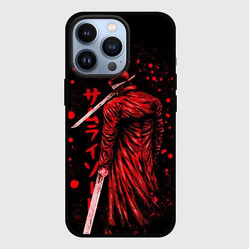 Чехол iPhone 13 Pro Katana Man Chainsaw Man / 3D-Черный – фото 1