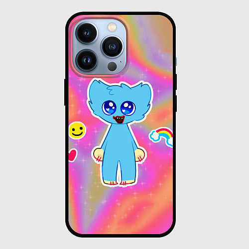 Чехол iPhone 13 Pro POPPY PLAYTIME - МАЛЫШ ХАГГИ ВАГГИ / 3D-Черный – фото 1
