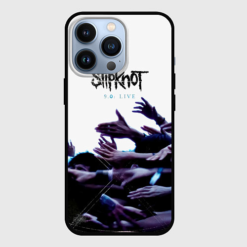 Чехол iPhone 13 Pro 9 0: Live - Slipknot / 3D-Черный – фото 1