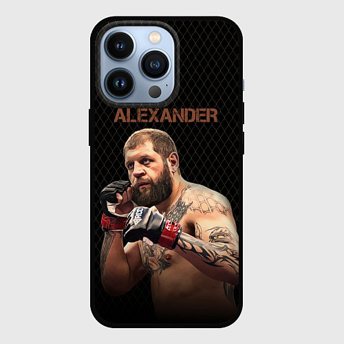 Чехол iPhone 13 Pro Alexander The Grim Reape / 3D-Черный – фото 1