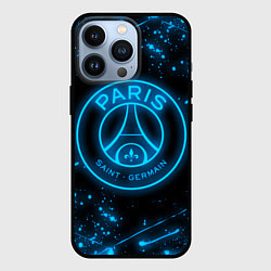 Чехол для iPhone 13 Pro PSG NEON STYLE SPORT ПСГ НЕОН, цвет: 3D-черный