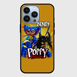 Чехол iPhone 13 Pro POPPY PLAYTIME AND BENDY AND THE INK MACHINE