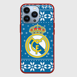 Чехол iPhone 13 Pro Реал Мадрид Новогодний