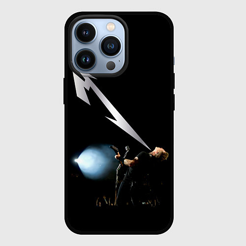 Чехол iPhone 13 Pro Quebec Magnetic - Metallica / 3D-Черный – фото 1